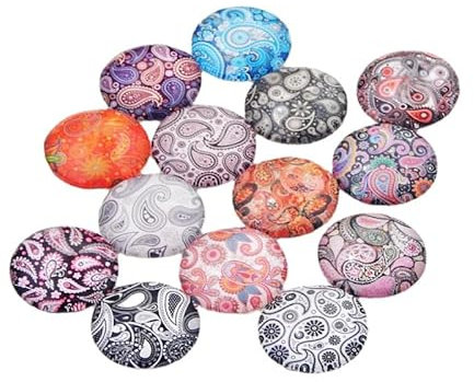 200 Stück Glassteine Bunt Zum Basteln Muggelsteine Bunt Glasnuggets Bunt Gemischte Farbe Glassteine Für DIY Halskette Anhänger Foto Schmuckherstellung (6,20MM)