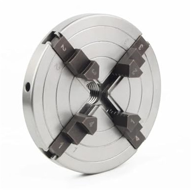 LUJIAYA Plato Torno de Madera de 6 Pulgadas, 150mm, 1 x 8tpi/M33, Portabrocas de torneado de Madera autocentrante de 4 mandíbulas for Herramientas de torneado de Madera (Color : M33x3.5mm)