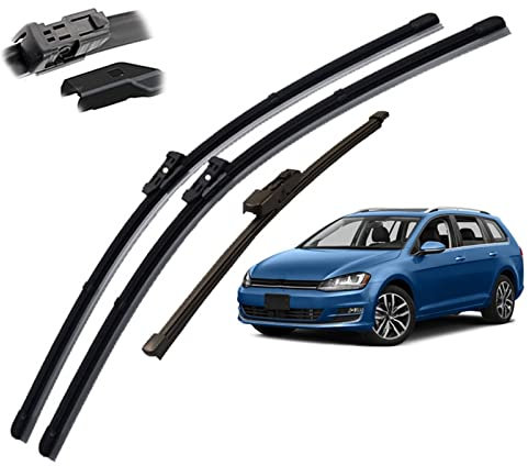 3 Stücke Auto Frontscheibe Scheibenwischerblätter Set Für V&w Für Golf MK7 2017 2016 2015 2014 2013 2012 Wischer 26 + 18 + 11 