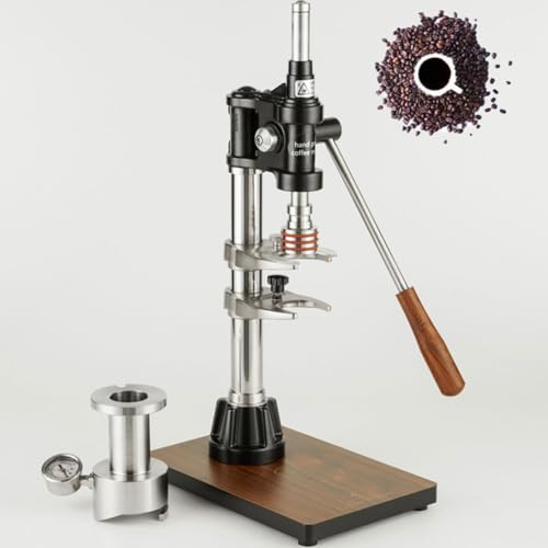 Macchina for caffè pressato a mano da 16 bar,Macchina for caffè espresso portatile commerciale con pressa a mano,Caffettiera a leva a pressione variabile for estrazione manuale dell'espresso,Facile da