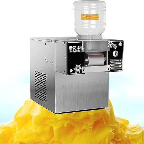 Snowflake Ice Maker - Electric 60kg/24H Ice Shaving Machine for Home Office Party Bar | Continuous Ice Maker with Snow Cone Crusher for Quick Refreshments