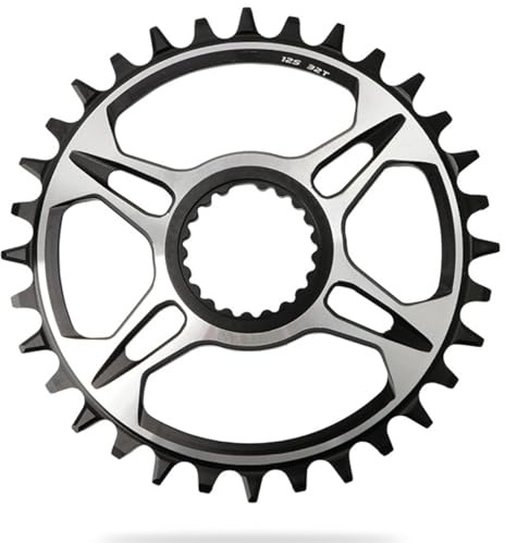 HOUSON Plato para bicicleta, Plato de 12 velocidades 32T 34T 36T 38T montaje directo Platos anchos para bicicleta Plato para bicicleta para S-himano M7100 M8100 M9100 32T