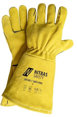 Nitras Schweißerhandschuhe - Innenseite gefüttert (12 3XL)