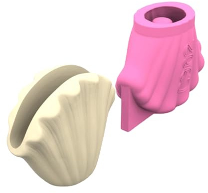 Creativo Silicone Shell Forma Calcestruzzo Vasi di Fiori Stampi per Resina Fioriera Succulente Vaso Portapenne Artigianato