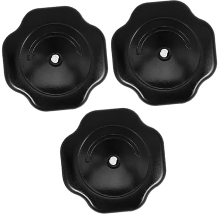 CONGARTENO Juego De 3 Pomos Giratorios para 19 Mm, Piezas De Repuesto Duraderas, Materiales Resistentes, Accesorio para Cocina Segura y Estufa