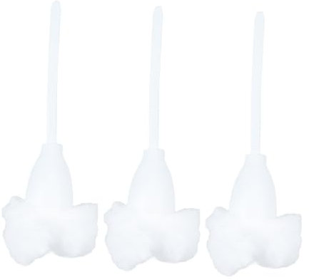 Alipis 3pcs Bathroom Cleaner Brush Toilet Brush Bristle Lavatory Scrubber Long-handled Wall-mounted Space-saving for Home Hotel