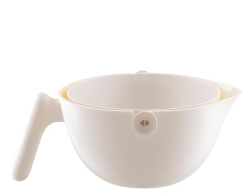 Scolapasta da cucina 29,9 x 22,5 x 11,8 cm, scolapiatti multifunzione, filtro per frutta girevole, design pieghevole con manici facili, base antiscivolo per uso domestico e preparazione della cucina