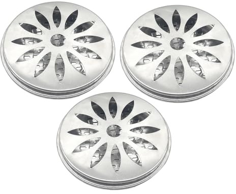 OUDQFCJ Support Bobine Anti-Moustiques, 3 Pièces, Écologique et Recyclé, Portable, Acier Inoxydable, Boîte à Spirales, Brûleur d'Encens, Jardin, Camping, Voyages