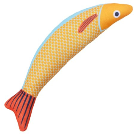 Generisch Beißspielzeug Kätzchen,Katzenminze-Spielzeug Katzen | Plüschkätzchen Saury Fish Trainingsspielzeug Den Innenbereich,8,27 X 3,15 Zoll Großes Katzentrittspielzeug, Interaktives Katzenminze-K