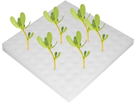 Spugna,Strumento per Piantine Idroponiche e Semina | Accessori per la Germinazione che Stimolano le Radici per Coltivazioni su Balcone in Interno ed Esterno