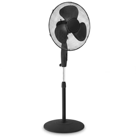 COSHANO Ventilador de Pedestal 16 3 Velocidades | 45W, Motor de Aluminio