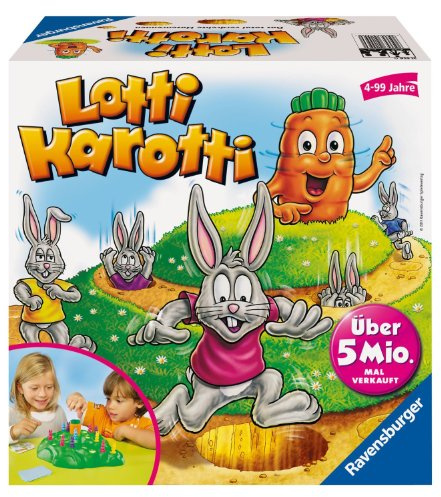 Ravensburger Lotti Karotti: Das total verdrehte Hasenrennen - Aktions- und Geschicklichkeitsspiel für Kinder ab 4 Jahren