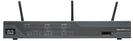 Cisco 887VA Router (4 Port, 10, 100 Mbit/s, WI-FI, 60 W, Black)