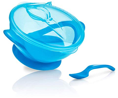 Nuby NT67699 Natural Touch Breischale mit Saugfuß und Löffel