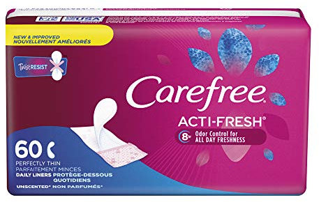 Carefree Body Shape Thin to-Go Pantiliners-Unscented-60 ct
