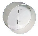 Domodul ® Einschub-Rückstauklappe Kunststoff, Größe:125mm Einschub