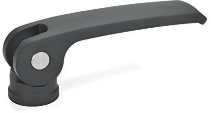 Ganter la norme Éléments – Tendeur avec filetage intérieur excentrique, 1 pièce, noir, GN 927–63/M6/B B