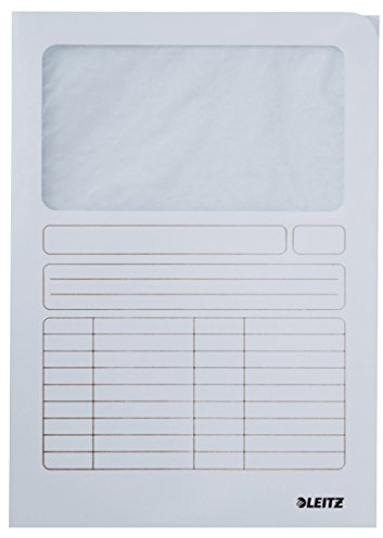 Leitz 39500001 Ordner aus Karton, weiß (Karton, weiß, A4, Hochformat, 220 mm, 310 mm)