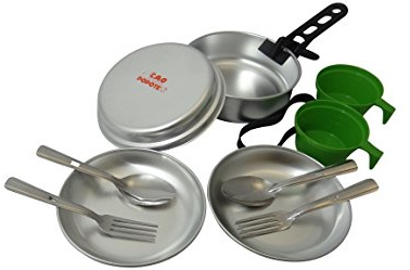 CAO - Set di pentole da campeggio per due persone, 1,1 l