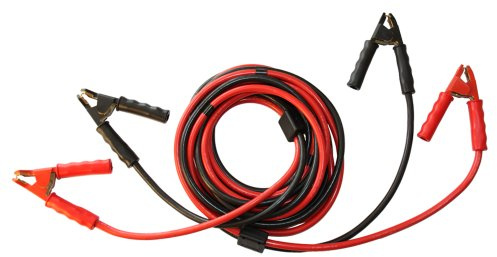 Set TS 700 Starthilfekabel 50mm² Kupfer 7.00m mit Schutzschaltung, mit abgewinkelten Messing-Zangen