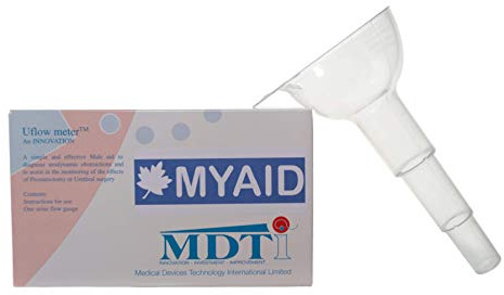 MYAID Uflow Meter, Male Urine Flow Rate Monitor | Home Use