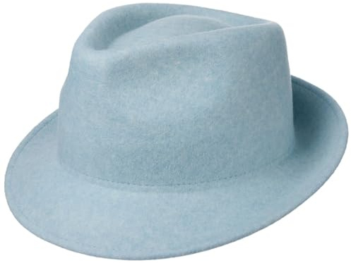 Lipodo Trilby Hut aus Wollfilz Herrenhut Made in Italy Herbst Winter
