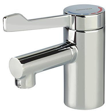 Bristan SOLO2-T3LL Solo 2 Basin Mixer with Long Lever and Copper Tails, Chrome
