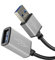 KabelDirekt – USB 3.0 Verlängerungskabel – 1m (Stecker USB-A auf Buchse, geeignet für alle USB-A-Anschlüsse, schwarz/space grey) – PRO Series