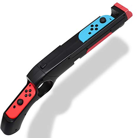 FYOUNG Shooting Games Gun Controller Kompatibel mit Nintendo Switch/Switch OLED, Ersatz Joy Cons Handgriffe für Splatoon 2 / Splatoon 3 und Switch Shooting Games