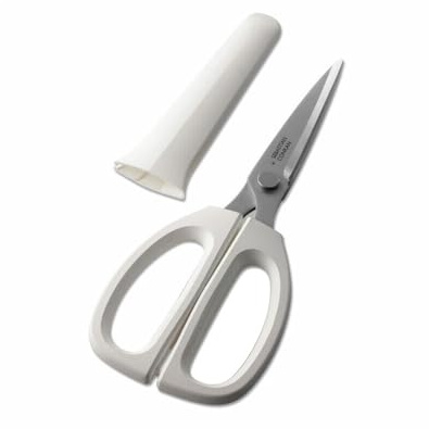 KAI DIRK Küchenschere in der Farbe: Weiß, Abmessungen: Klinge 8,4 cm, Griff 21 cm, BP-0024