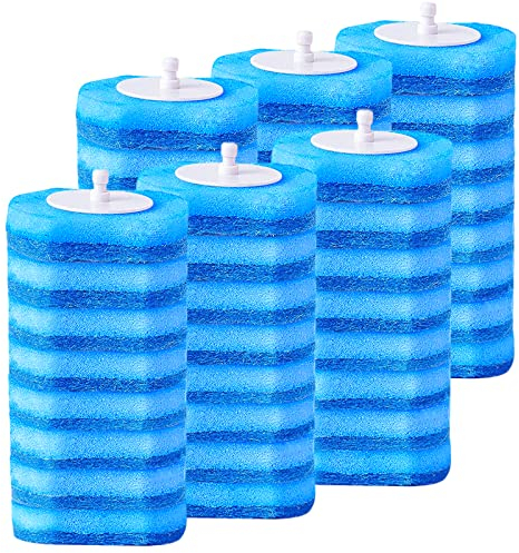 AnMelon 48 PCS Upgraded Toilet Wand Refills, Einweg-Toilettenbürste Ersatzkopf, Upgraded 48 Refills.