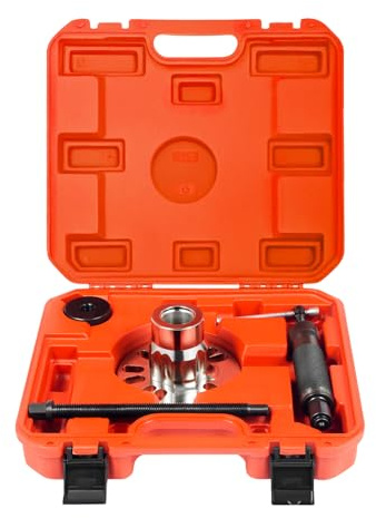 WSIKGHU 10T Hydraulik Radnaben Abzieher Hydraulischer Antriebswellen 98-125mm Ausdrücker Werkzeug Hydraulischer AusdrückerSatz für 4-Loch- oder 5-Loch-Räder (Rot)