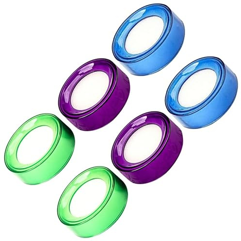 MAGICLULU Sponge Cup Finger Moistener 6-Pack Soft Odorless Fingertip Wet Sponge Tool for Accurate Cash Counting and Sorting 2.67X2.67X0.98In Office Bank Use
