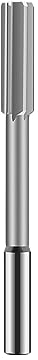 DOLUNTO 2–20 mm HSS-Maschinenreibahle mit geradem Schaft, hochpräzise H7-Reibahle aus weißem Stahl mit verlängerter Klinge (Farbe : D3.5mm H7 Blade Length 18mm)