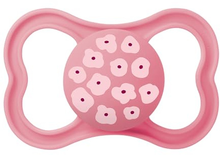 MAM Schnuller aus Silikon mit Schnullerhülle, 16+ Monate, Fuchsia