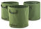 MOOWY Sacs à Déchets de Jardin en Toile Cirée (3 x 120 L) - Sacs Ultra Durables, Résistants aux Intempéries et Robustes pour Tous Vos Besoins de Jardinage - Ø50 cm