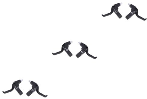 WOONEKY 3 Paar Ersatzbremshebel Für Jungen Und Mädchen Fahrradteile Für Jungen Und Mädchen Schwarz Lenker Mit 2 2 cm Durchmesser Bremsgriff Für Und