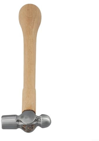 Sculptor's Choice Metal Hammer Featuring a Comfortable Wooden Handle Design (A)