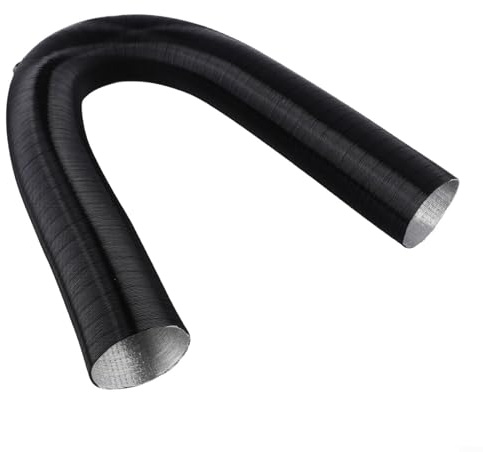 Flexibler Aluminium-Luftkanalschlauch, 60–300 cm, 75 mm Durchmesser, flexibles Rohr, Diesel-Lufterhitzer-Schlauch für Wohnmobil, Anhänger, Parkheizung, hitzebeständiges Rohr (200 cm)