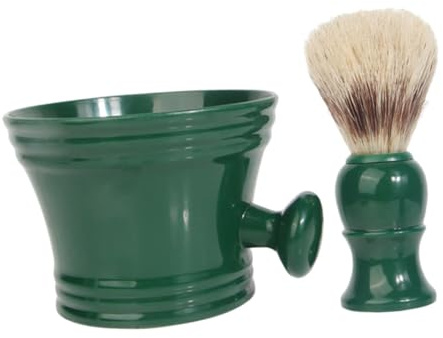 MUSISALY Brocha de Afeitar y Cuenco para Barba Portátil Kit Cuidado Masculino Espuma Afeitado Facial Hombres Viaje