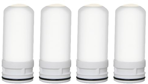 Water Filter for Sink Faucet, 4PCS Replacement Faucet Filter, Easy to Use Water Filtration System for Home Kitchen