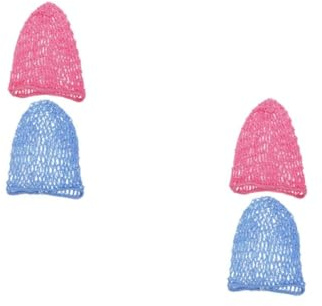 FOMIYES 2 Sätze Haarnetz Haarpflege Häkel Haarnetz Beanie Mützen Für Frauen Tubi Haar Haarnetz Haarnetz Zum Schlafen Haarwickel Zum Schlafen Satin Schlafhaube Aus 2 STÜCKE * 2