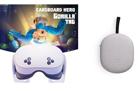 Meta Quest 3S 128 GB - Gorilla Tag Cardboard + Estuche Compacto