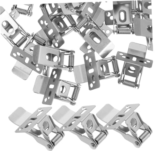 VALICLUD 20 pièces Clips à Ressort pour Éclairage Encastré Pinces de Fixation Robustes pour Downlight Supports de Montage Faciles à Installer pour Spots Encastrés Au Plafond