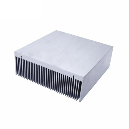 HKVTVCYPYA Radiatore dissipatore di calore in alluminio 125x125x45mm for raffreddamento amplificatore di potenza LED elettronico