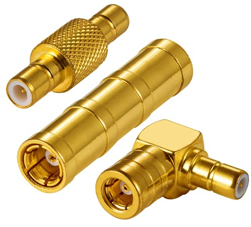 Vecys DAB Antenne Adapter SMB Buchse Stecker Kit 3 Typen DAB Autoradio Adapter RF Koaxial Autoradio Kit