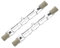 Generic Linear Halogen Bulbs 120W = 150W, Eco Halogen Energy Saving Floodlight Security Light Bulbs J78, 78mm Length, 2250 Lumen - Pack of 2