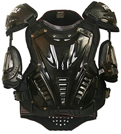 Hcclijo Rodilleras de Motocross Rodilleras Protector ATV Deportes Motor-Racing Guard Seguridad Rodilleras AR05 Negro L