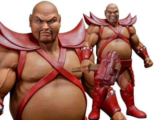 HiPlay Storm Toys - Figura coleccionable de hacha dorada roja, hermano malo, escala 1:12, figura de acción en miniatura (rojo)