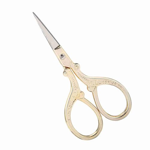 Bastelschere, DIY-Kreuzstich-Nähschere, Kleine Schere Zum Sticken (GOLD)